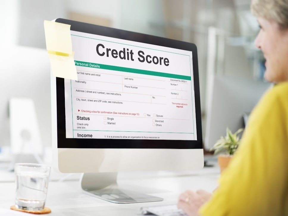 a-women-checking-for-credit-score